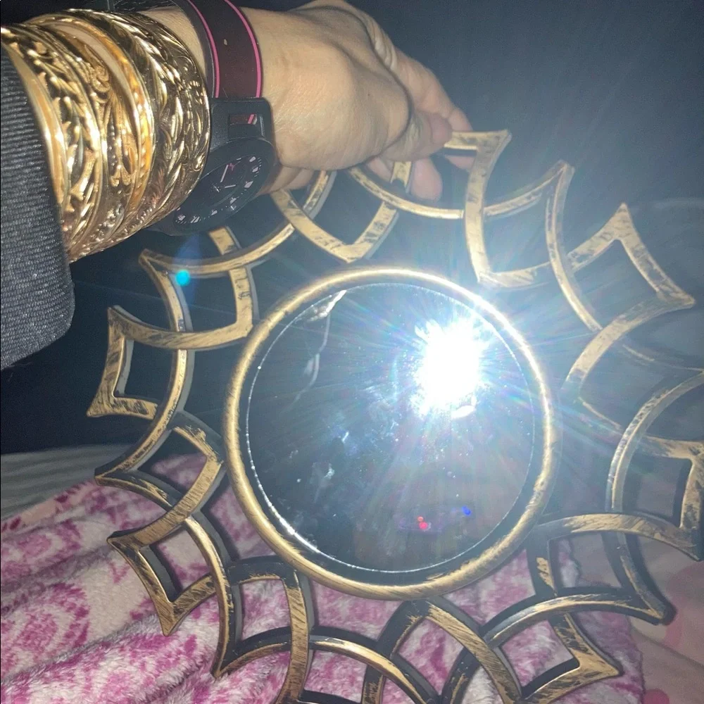 Vintage hanging mirror
